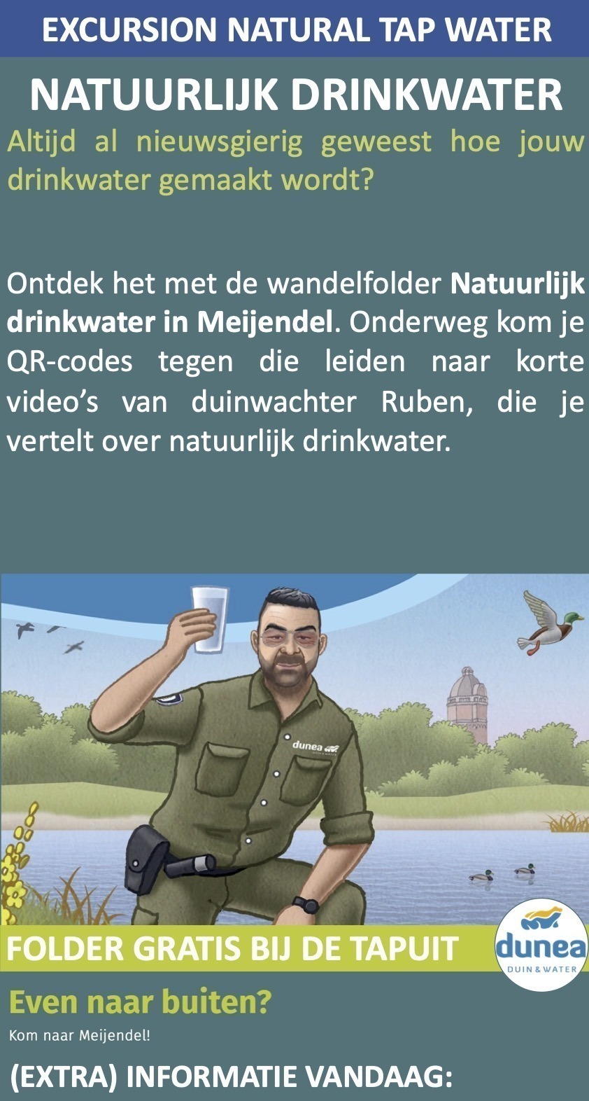 Natuurlijk Kraanwater Excursie Dunea Meijendel Wassenaar De Tapuit