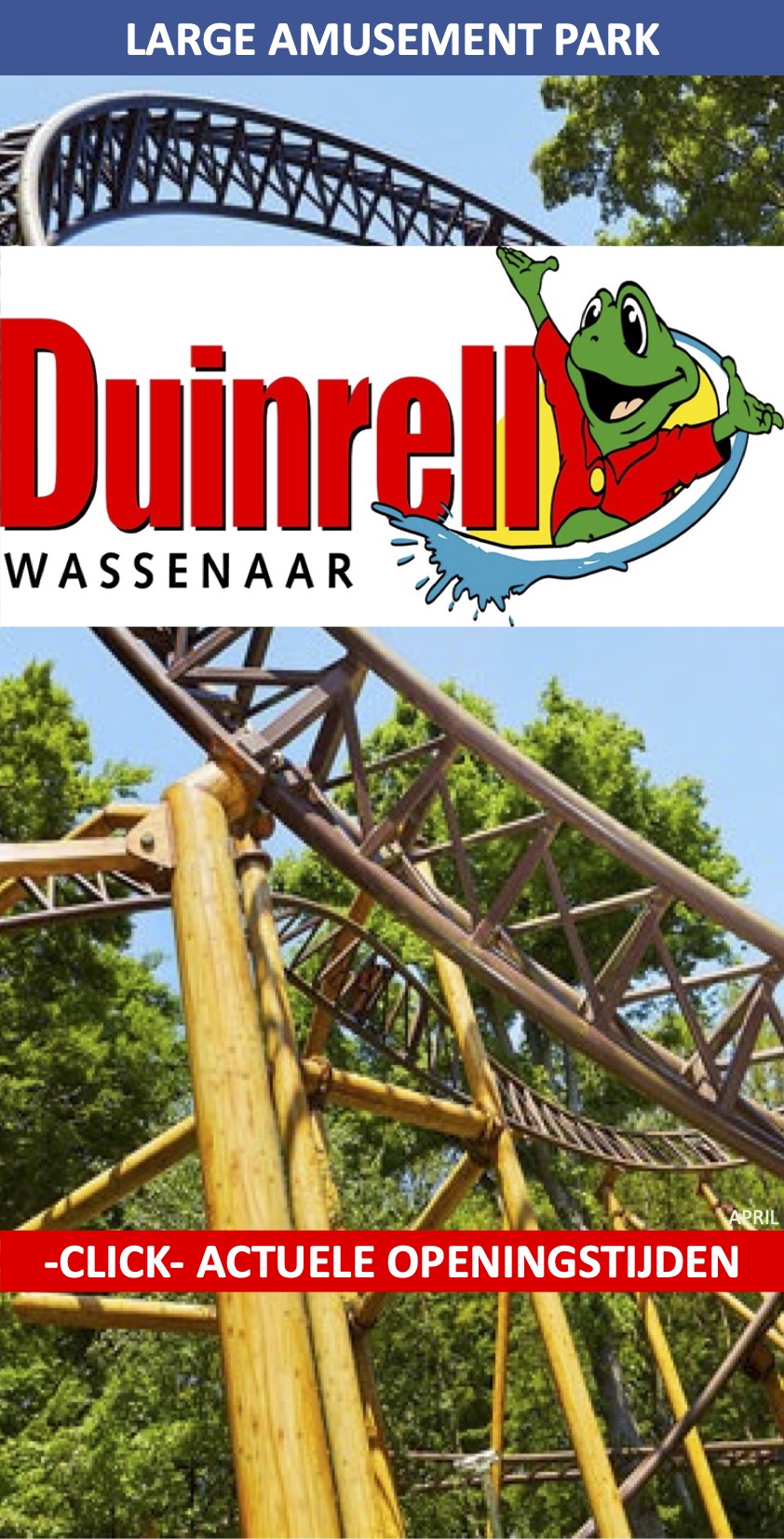 Duinrell Attractiepark Wassenaar april