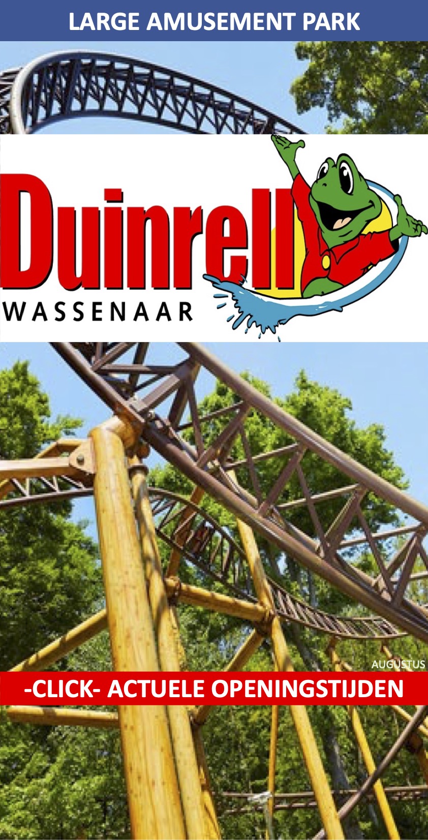 Duinrell Attractiepark Wassenaar augustus
