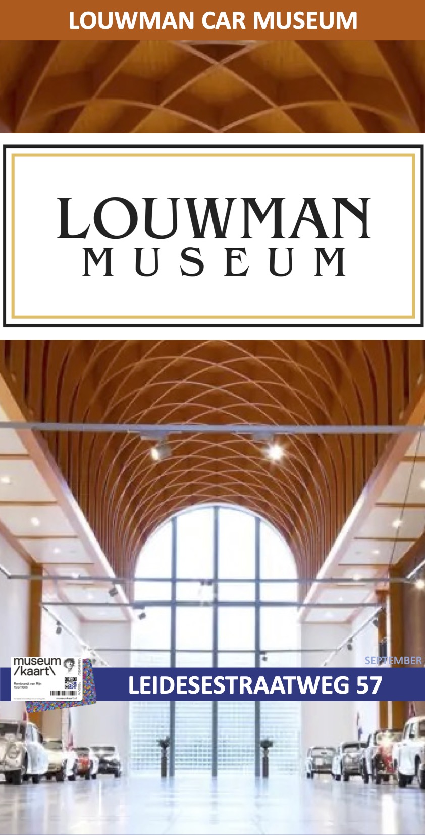 Louwman Automuseum Wassenaar Museumkaart september