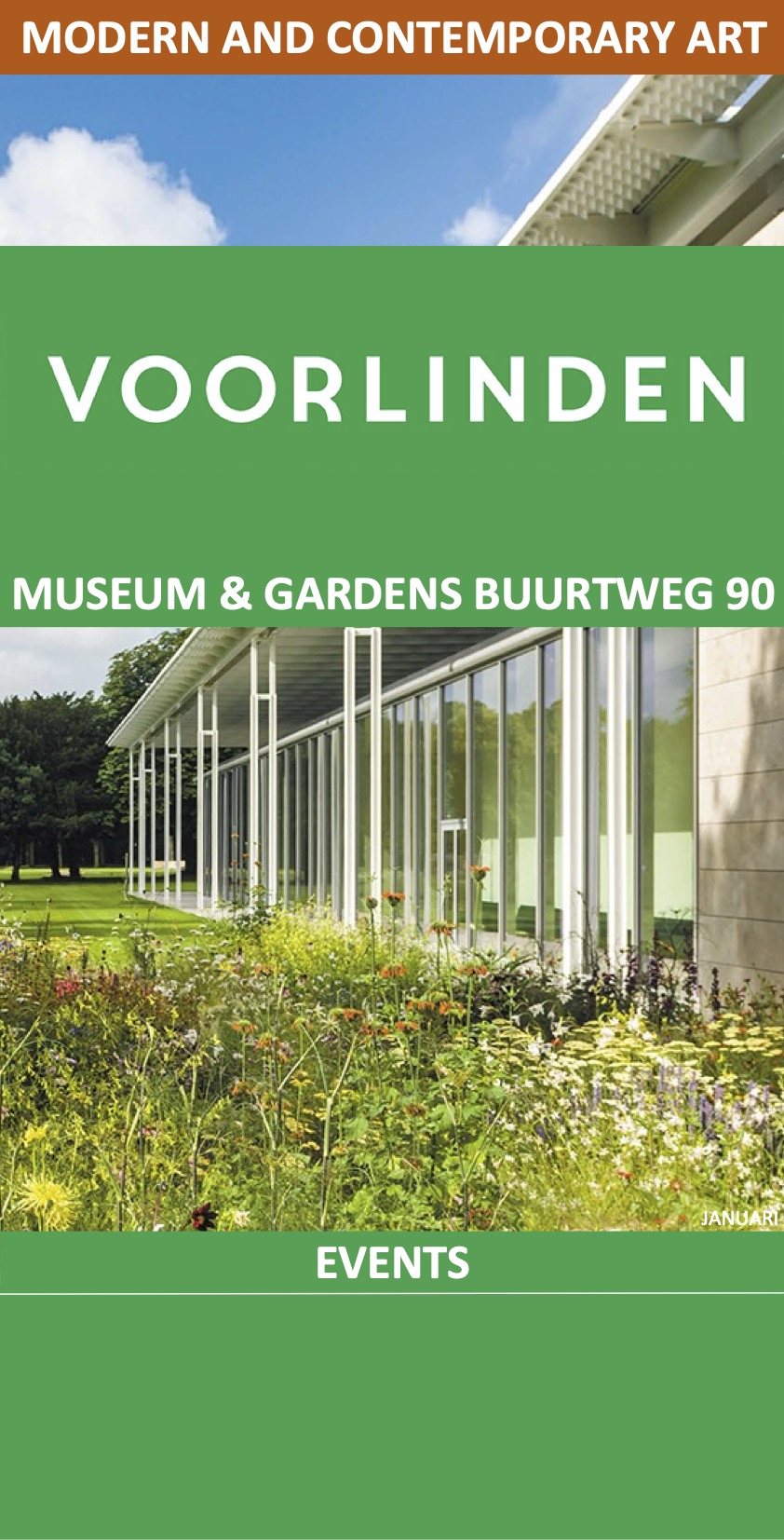 Voorlinden Museum Tuinen Buurtweg 9 Wassenaar januari