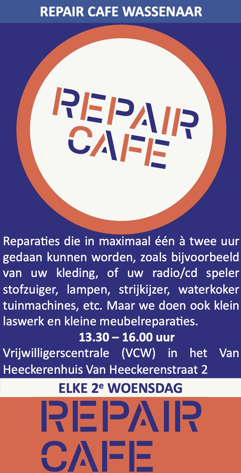 Repair Café Wassenaar Van Heeckerenhuis