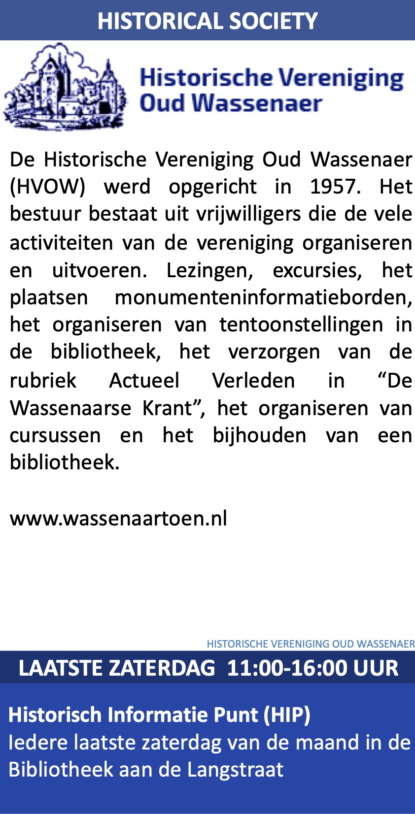 Historische Vereniging Oud Wassenaer