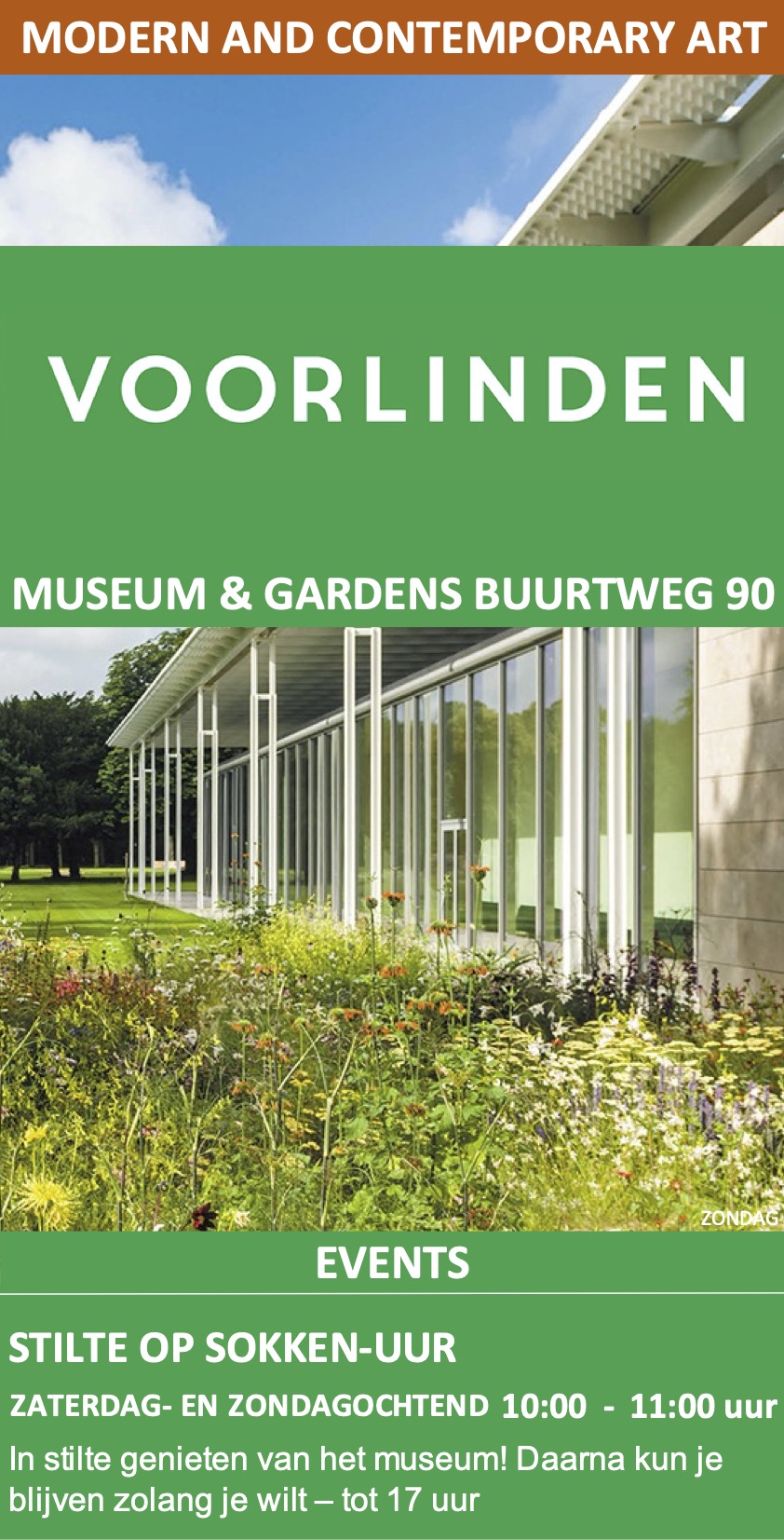 Voorlinden Museum Tuinen Buurtweg 9 Wassenaar zondag