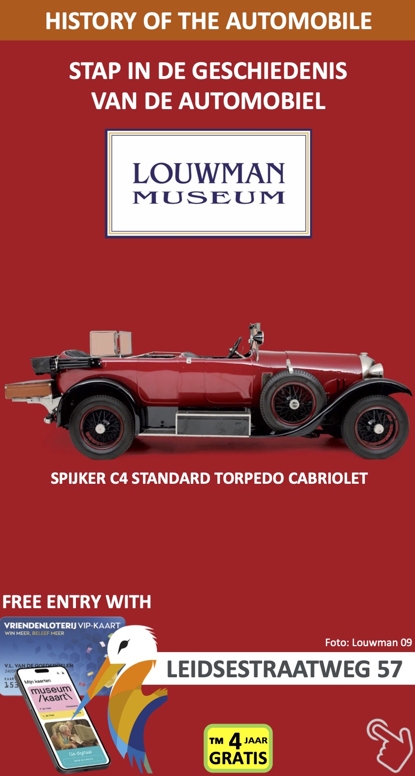 Louwman Automuseum Wassenaar Museumkaart september