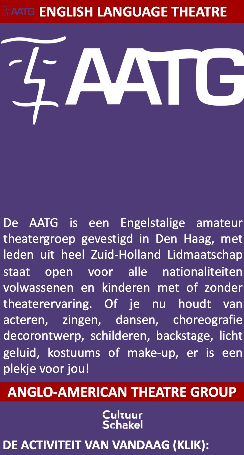 AATG Charity Mystery Murder Dinner Warenar Wassenaar