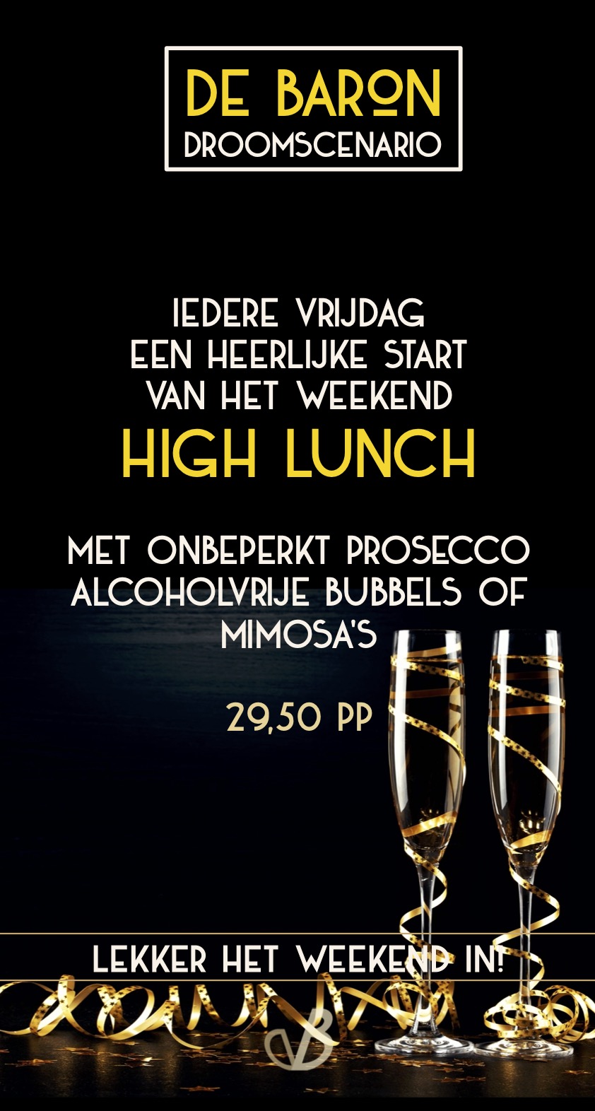Menu De Baron Katwijkseweg 7 Wassenaar Katwijk