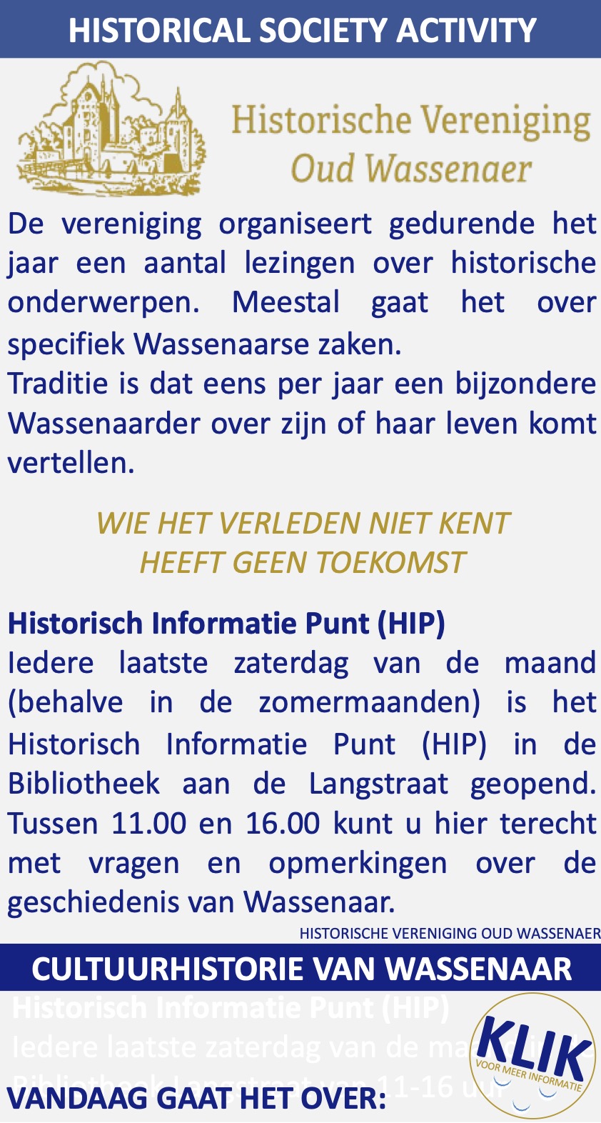 Historische Vereniging Oud Wassenaer