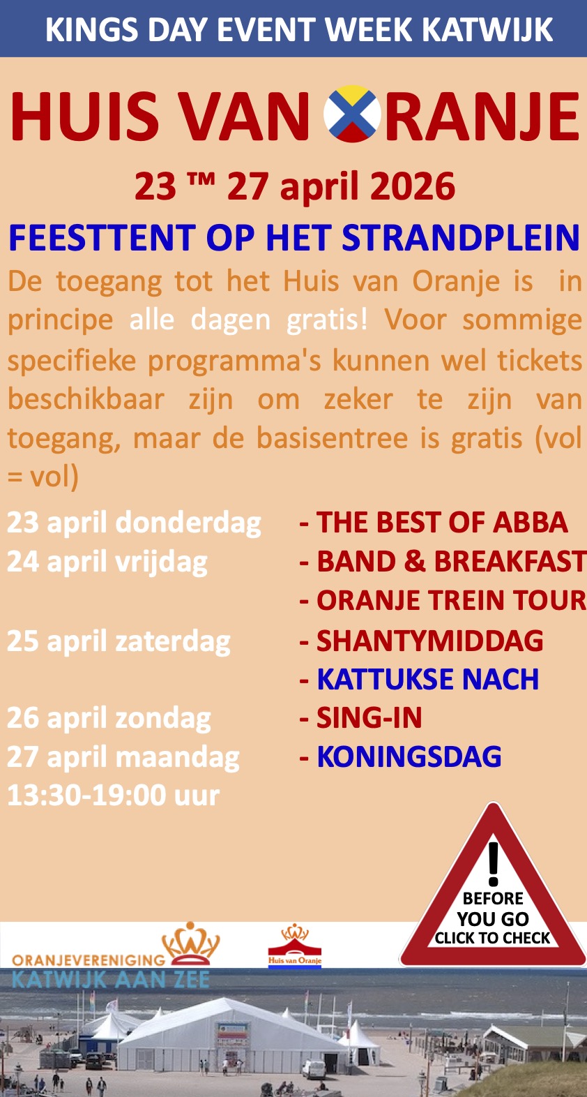 Huis van Oranje Katwijk Evenementenplein Boulevard