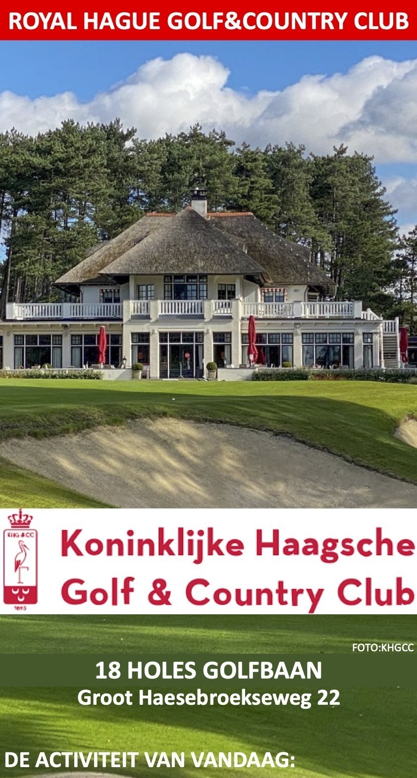 KHGCC Koninklijke Haagsche Golf en Country Club