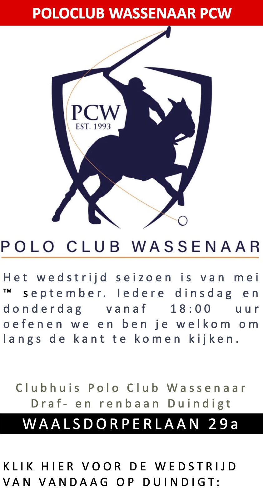 Polo Club Wassenaar a