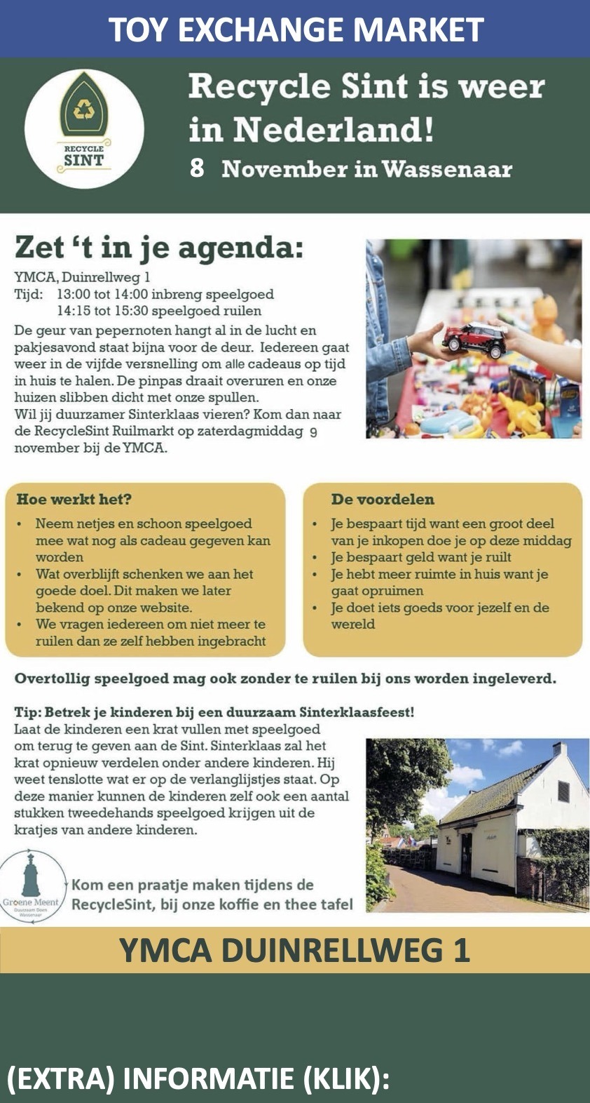Recycle Sint YMCA Wassenaar Groene Meent