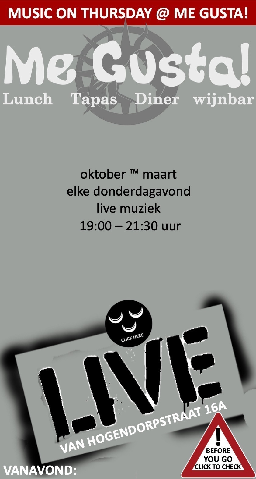 Me Gusta Van Hogendorpstraat 16a Wassenaar FEESTJE!