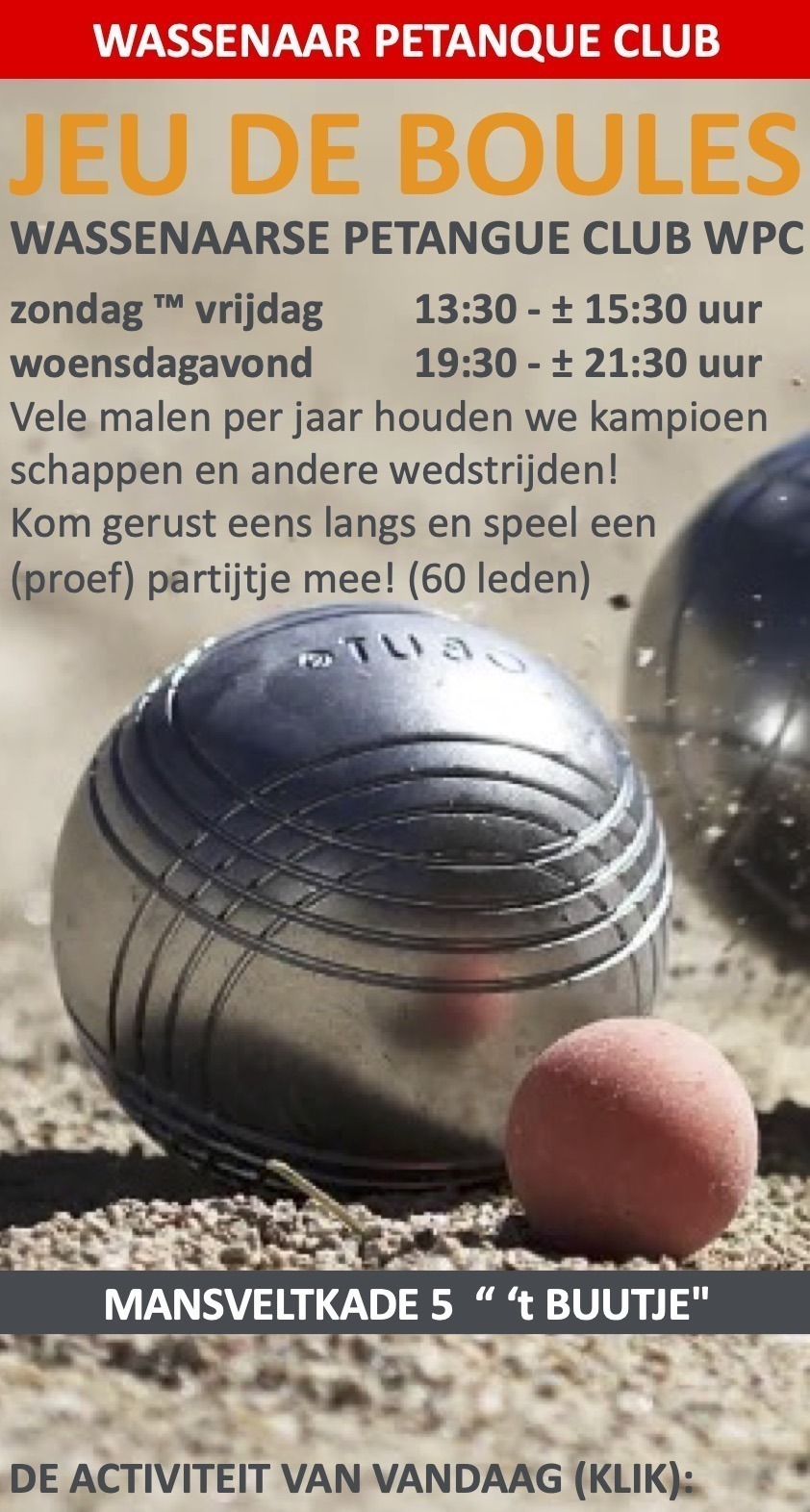 WPC Jeu De Boules Wassenaar Petanque Club