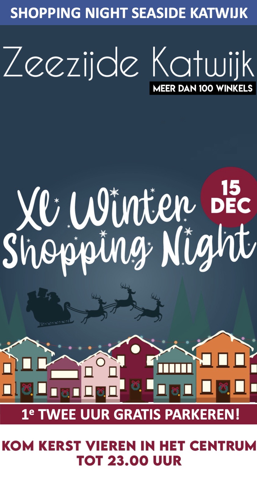 Shopping Night December Zeezijde Katwijk