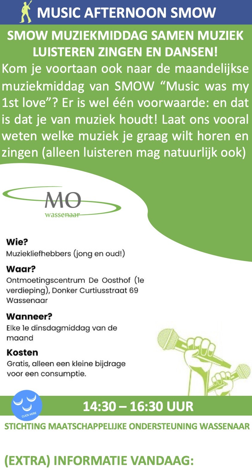 SMO Wassenaar MuziekMiddag SMOW Music was my first love