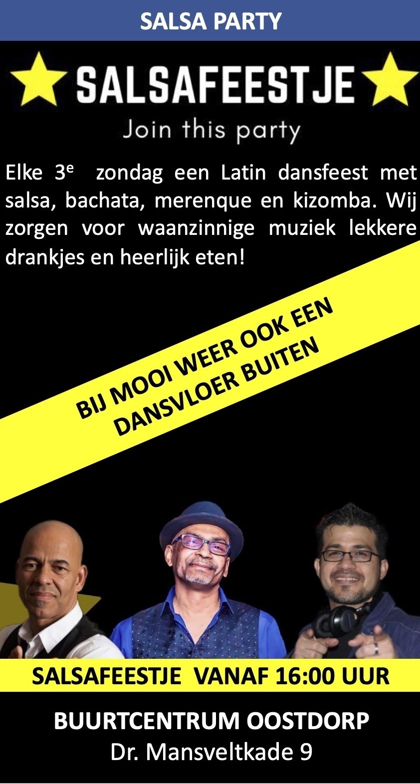 Salsa Feestje Zomer Buurtcentrum Oostdorp Wassenaar Salsa Party