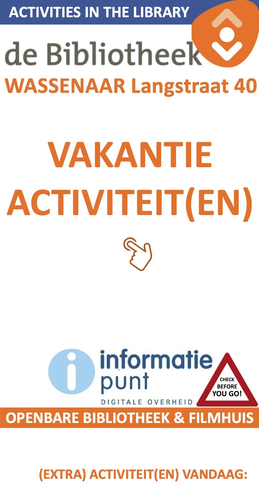 Bibliotheek Schoolvakantie Wassenaar Langstraat 40